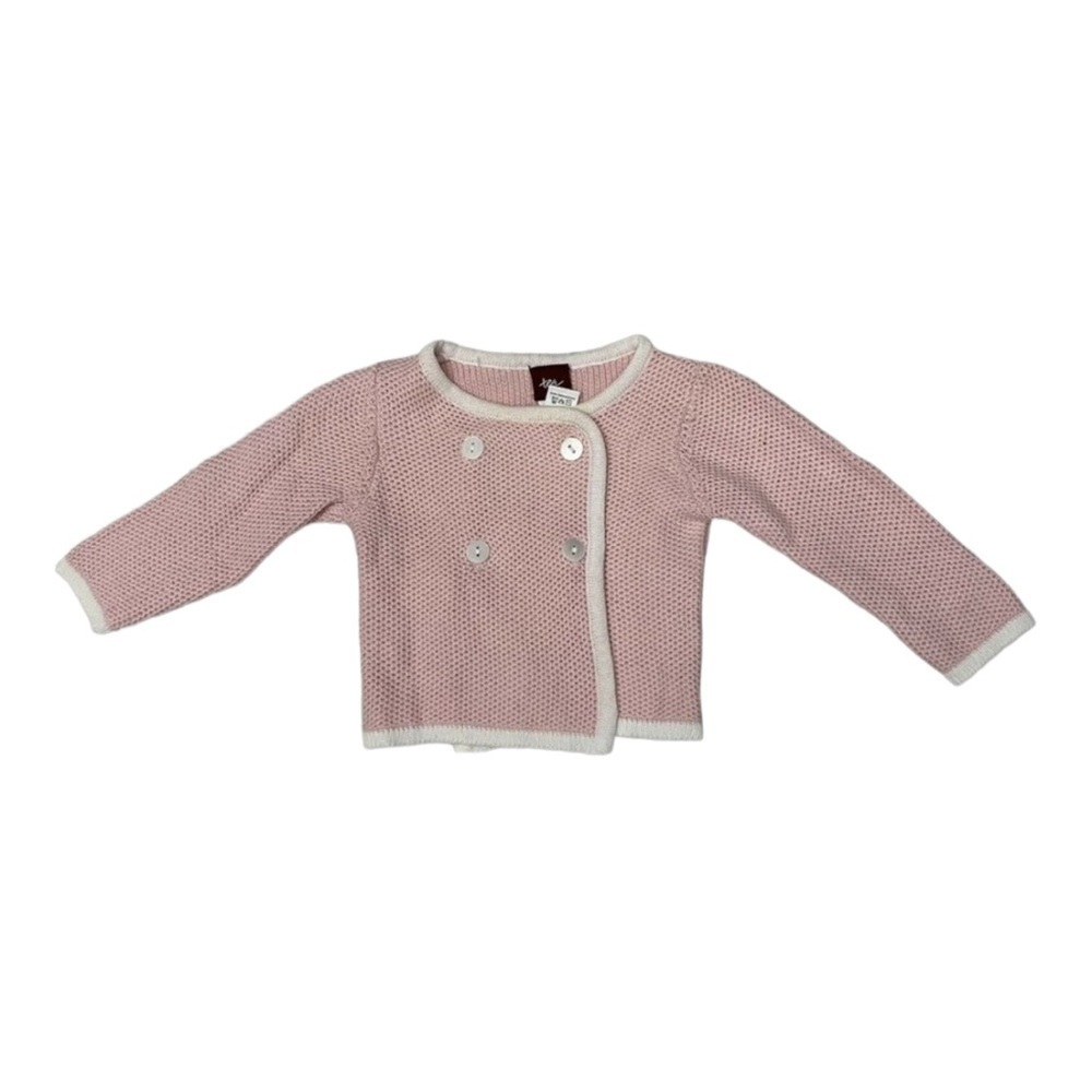 Pink and White Kids Sweater